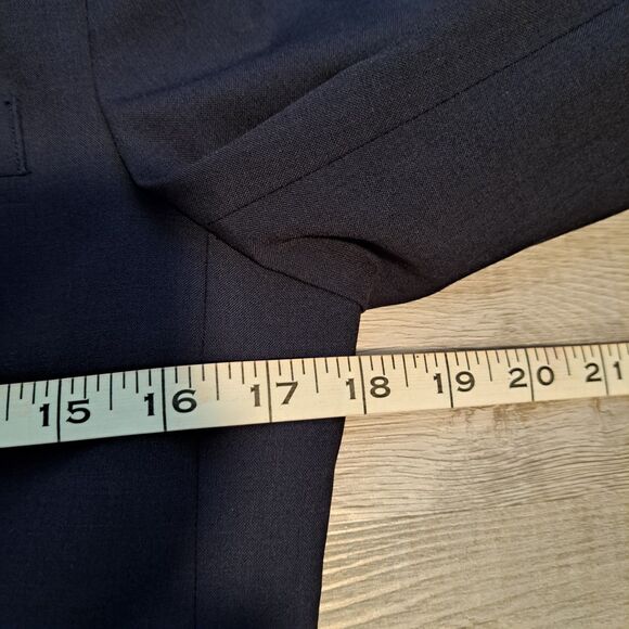 American Airlines Lands End Women’s Size 4 Navy Blue Blazer Wool Blend NEW NWT - Picture 11 of 13